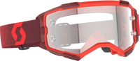 SCOTT Fury Goggle Red Clear Works - 274514-0004113