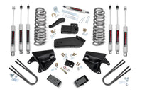 Rough Country | 4 Inch Lift Kit | Quad Front Shocks | Rear Blocks | Ford F-150 4WD (80-96) | 46533