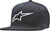 ALPINESTARS Ageless Flat Bill Hat Black/White Lg/Xl - Part Number 1035-81015-1020-L/XL