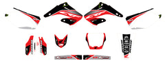 D-COR Honda Raceline Graphics Complete Kit White - Part Number 20-10-125