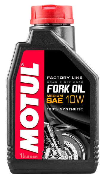 MOTUL Fork Oil Factory Line 10W 1L - Premium Synthetic Fork Oil