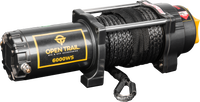 OPEN TRAIL 460-0134 6000lb Wide Winch Synthetic Rope