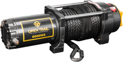 OPEN TRAIL 460-0134 6000lb Wide Winch Synthetic Rope