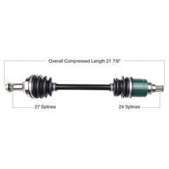 TYTANEUM OE Replacement CV Axle for Arctic Cat - Front Left / Right - Part Number 813-0015