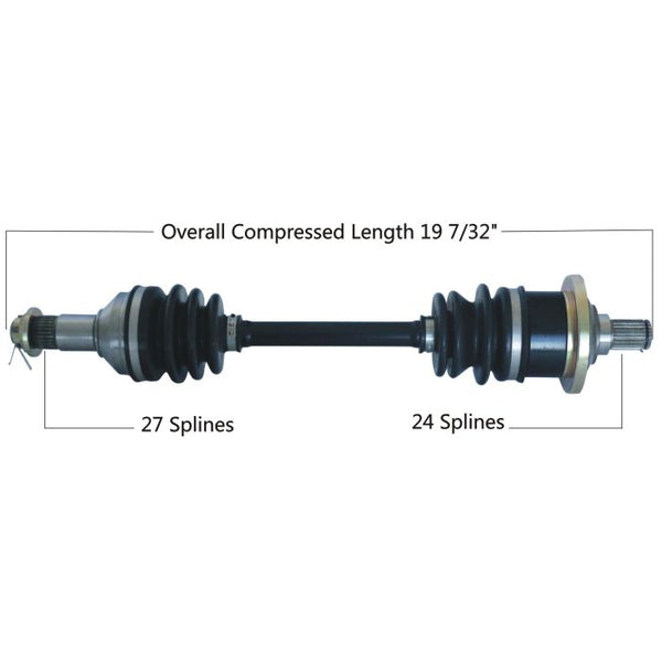 Tytaneum OE Replacement CV Axle for Arctic Cat - Front Left/Right 813-0022