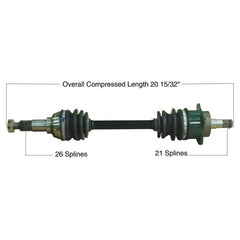 TYTANEUM OE Replacement CV Axle for Can-Am - Part Number 813-0025