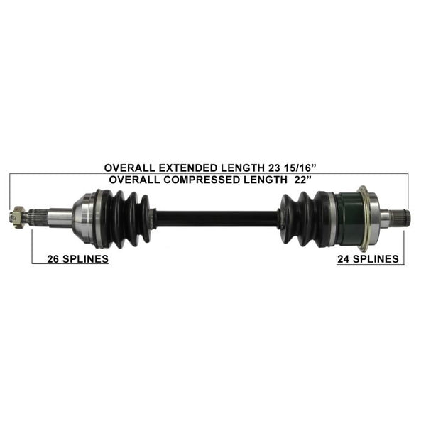 TYTANEUM OE Replacement CV Axle for Can-Am Rear Left - Part 813-0026