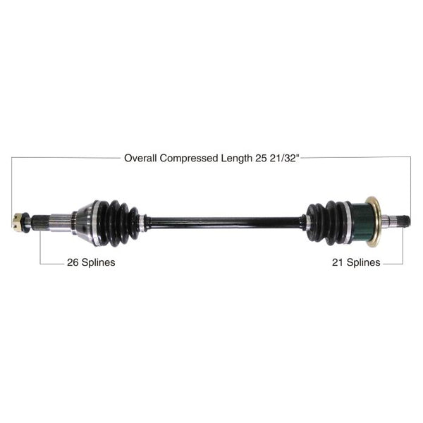 TYTANEUM OE Replacement CV Axle for Can-Am Front Left - Part 813-0028