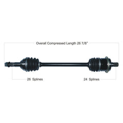 TYTANEUM OE Replacement CV Axle - Can-Am Rear Left / Right (Part Number: 813-0030)