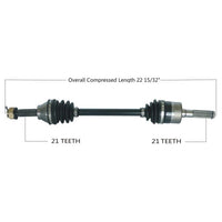 TYTANEUM OE Replacement CV Axle for Can-Am Front Right - Part 813-0038