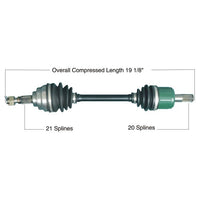 TYTANEUM OE Replacement CV Axle for Honda Front Right - Part Number 813-0063