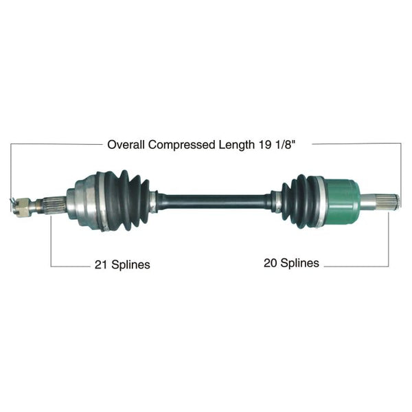 TYTANEUM OE Replacement CV Axle for Honda Front Right - Part Number 813-0063