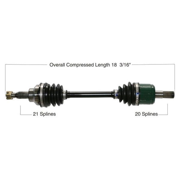 TYTANEUM OE Replacement CV Axle for Honda - Front Left / Right (Part Number: 813-0065)