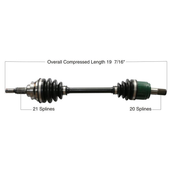 TYTANEUM OE Replacement CV Axle for Honda Front Right - Part 813-0066