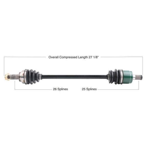 TYTANEUM OE Replacement CV Axle for Honda - Rear Left/Right (Part Number: 813-0070)