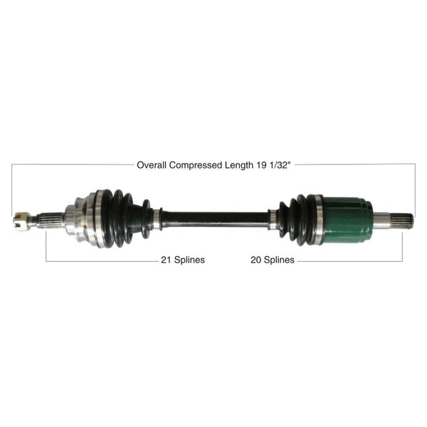 TYTANEUM OE Replacement CV Axle for Honda Front Right - Part 813-0074