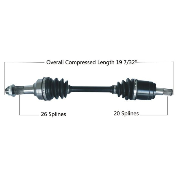 TYTANEUM OE Replacement CV Axle for Honda Front Right - Part Number 813-0076