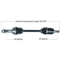 TYTANEUM OE Replacement CV Axle for Honda - Front Right (Part Number: 813-0077)
