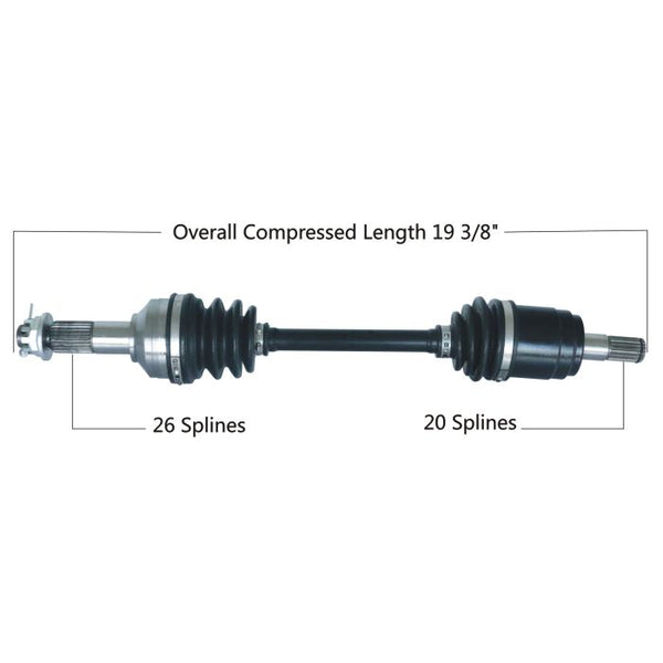 TYTANEUM OE Replacement CV Axle Front Left - Part Number 813-0079