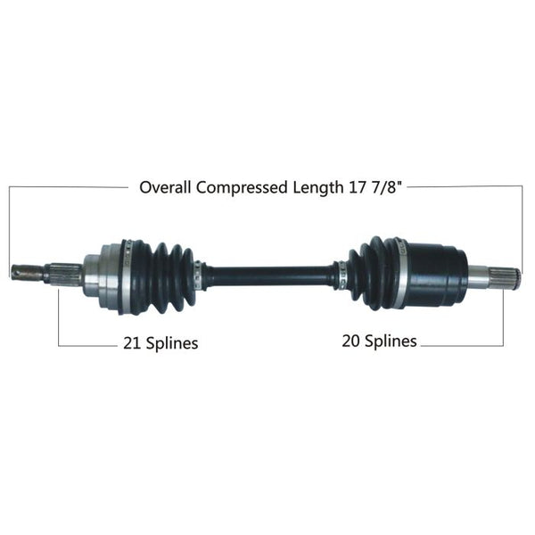 TYTANEUM OE Replacement CV Axle for Honda - Front Left/Right - Part Number 813-0083