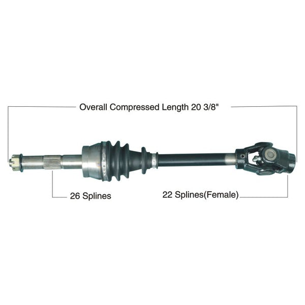 TYTANEUM OE Replacement CV Axle - Polaris Front Left / Right (Part Number: 813-0130)