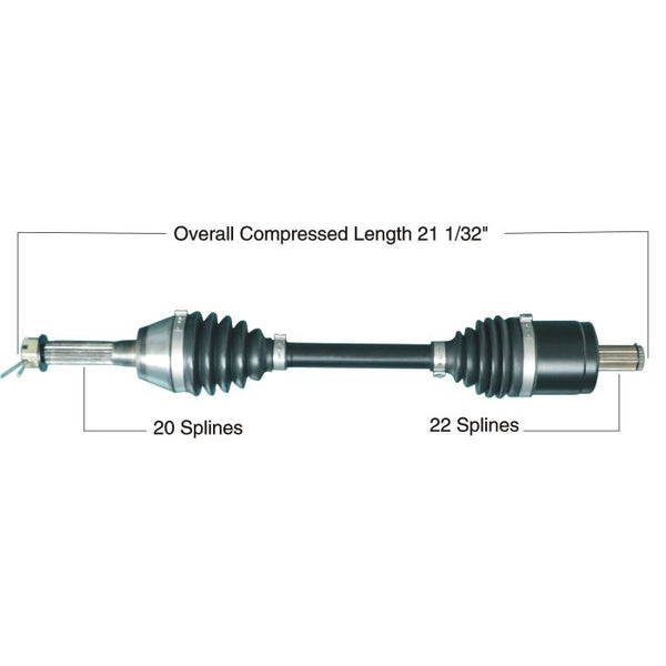 TYTANEUM OE Replacement CV Axle for Polaris Front Left / Right - Part 813-0131