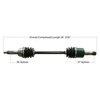 TYTANEUM OE Replacement CV Axle for Polaris Rear Right - Part 813-0133