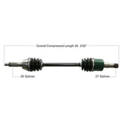 TYTANEUM OE Replacement CV Axle for Polaris Rear Right - Part 813-0133