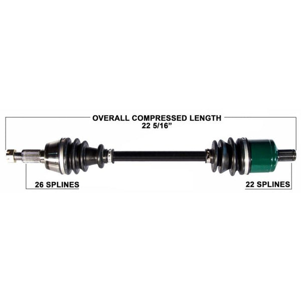 Tytaneum OE Replacement CV Axle for Polaris Front Left/Right - Part 813-0134