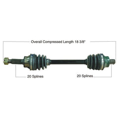 Tytaneum OE Replacement CV Axle for Polaris Front Left/Right - Part 813-0143