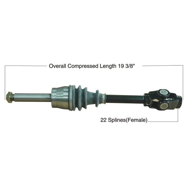 TYTANEUM OE Replacement CV Axle for Polaris Front Left / Right - Part Number 813-0144