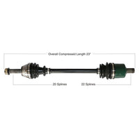 TYTANEUM OE Replacement CV Axle for Polaris - Front Left/Right (Part 813-0157)