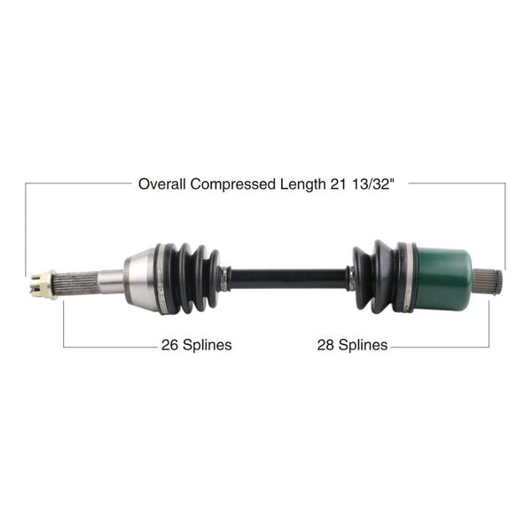 TYTANEUM OE Replacement CV Axle for Polaris Rear Left / Right - Part Number 813-0161