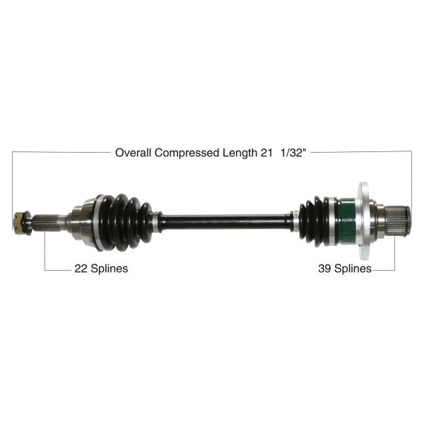 TYTANEUM OE Replacement CV Axle for Suzuki - Rear Left/Right (Part Number: 813-0187)