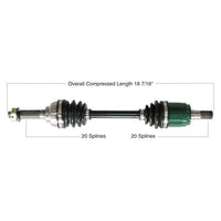 TYTANEUM OE Replacement CV Axle for Suzuki Front Left - Part Number 813-0190