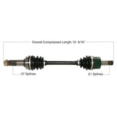 TYTANEUM OE Replacement CV Axle for Yamaha Front Right - Part 813-0194