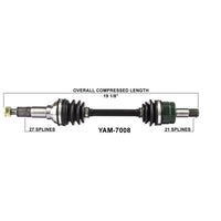 TYTANEUM OE Replacement CV Axle for Yamaha Front Right - Part Number 813-0198