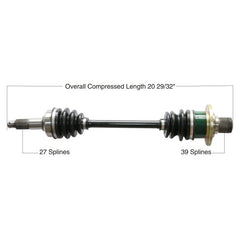 Tytaneum OE Replacement CV Axle for Yamaha Rear Left - Part Number 813-0199