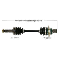 TYTANEUM OE Replacement CV Axle - Yamaha Rear Right (Part Number: 813-0200)