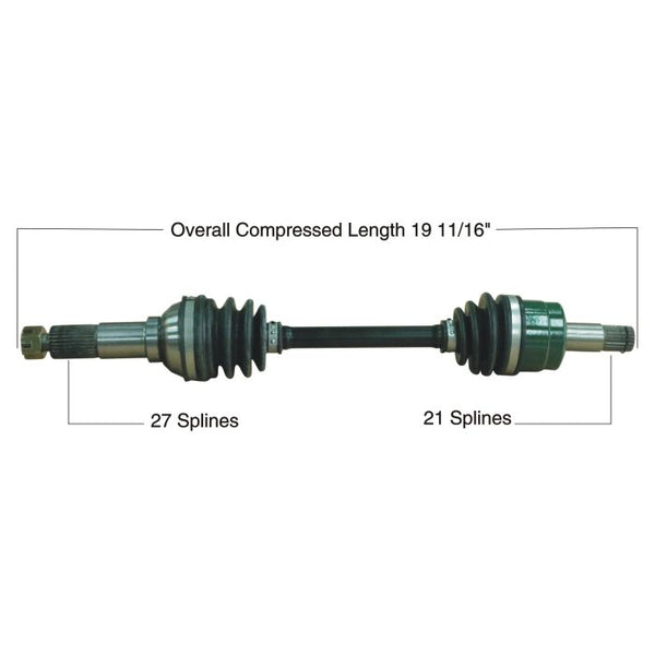 TYTANEUM OE Replacement CV Axle for Yamaha - Front Left/Right (Part No: 813-0203)