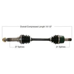 TYTANEUM OE Replacement CV Axle for Yamaha Front Right - Part Number 813-0210