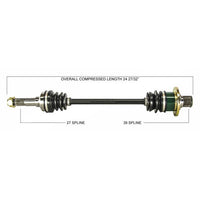 Tytaneum OE Replacement CV Axle for Yamaha Rear Right - Part Number 813-0214