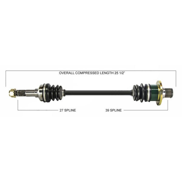 TYTANEUM OE Replacement CV Axle for Yamaha Rear Right - Part 813-0216