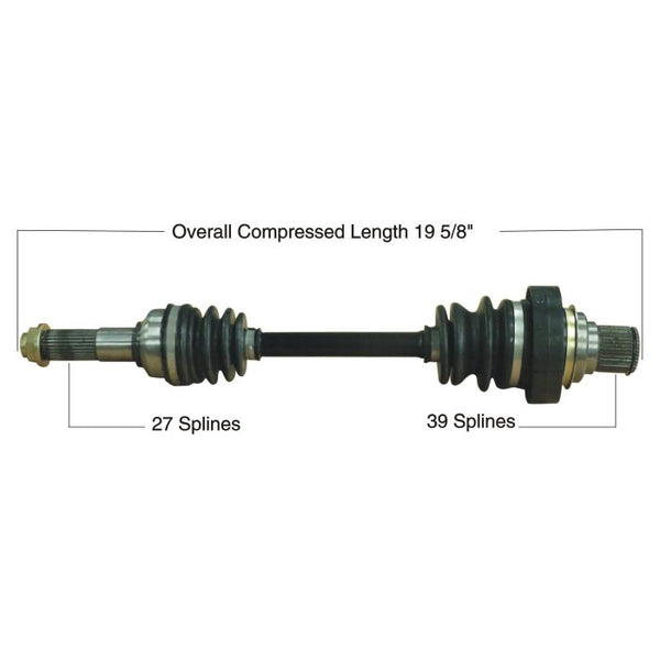 TYTANEUM OE Replacement CV Axle for Yamaha Rear Left - Part Number 813-0217