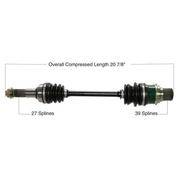 TYTANEUM OE Replacement CV Axle for Yamaha Rear Right - Part Number 813-0218