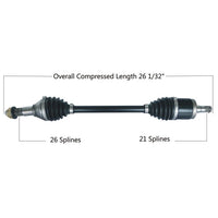 TYTANEUM Heavy Duty CV Axle for Can-Am Front Left - Part 813-0250