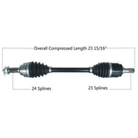 Tytaneum Heavy Duty CV Axle for Honda Front Right - Part 813-0272