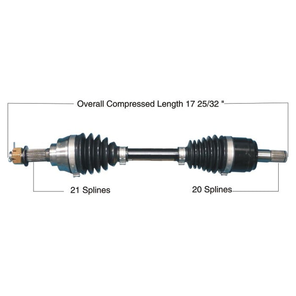 Tytaneum Heavy Duty CV Axle for Kawasaki Front Right - Part Number 813-0277