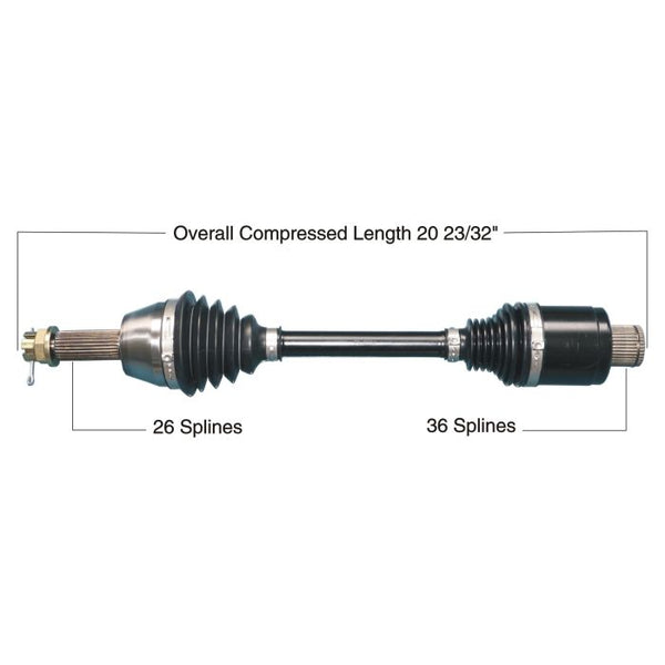 Tytaneum Heavy Duty CV Axle for Polaris Rear Left/Right - Part 813-0291