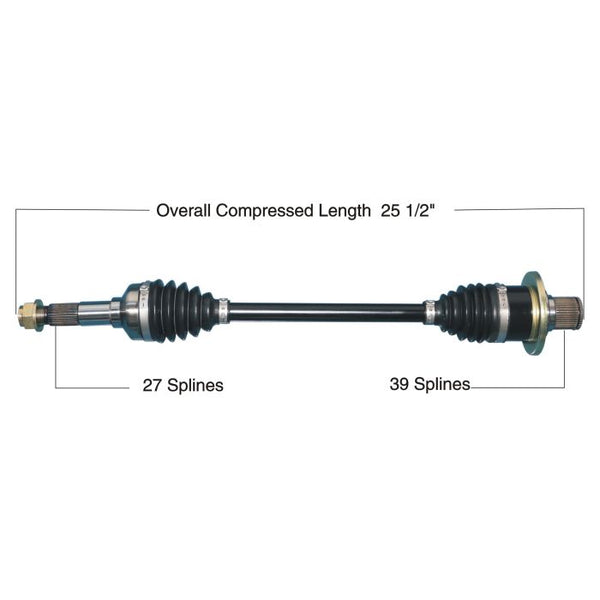 Tytaneum Heavy Duty CV Axle Yamaha Rear Right - Part Number 813-0345